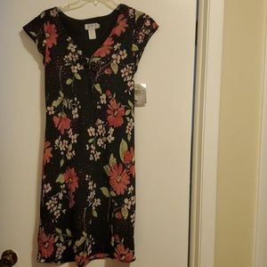 NWT: CDC Petites Floral Dress